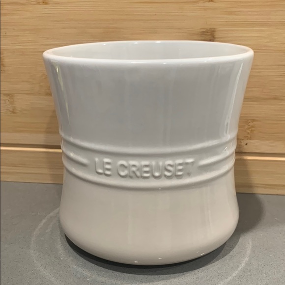 Le Creuset White Utensil Holder - Picture 1 of 2